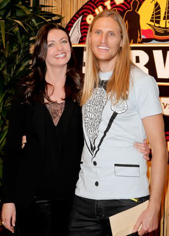 <p>Tibrina Hobson/WireImage</p> Rachel and Tyson after the 'Survivor: Blood vs. Water' finale in 2013