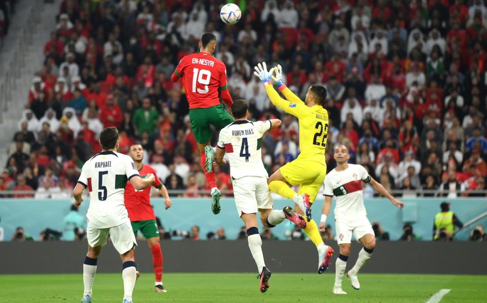 Youssef En-Nesyri - Tears for Ronaldo as 10-man Morocco knock Portugal out of World Cup - David Ramos/Getty Images