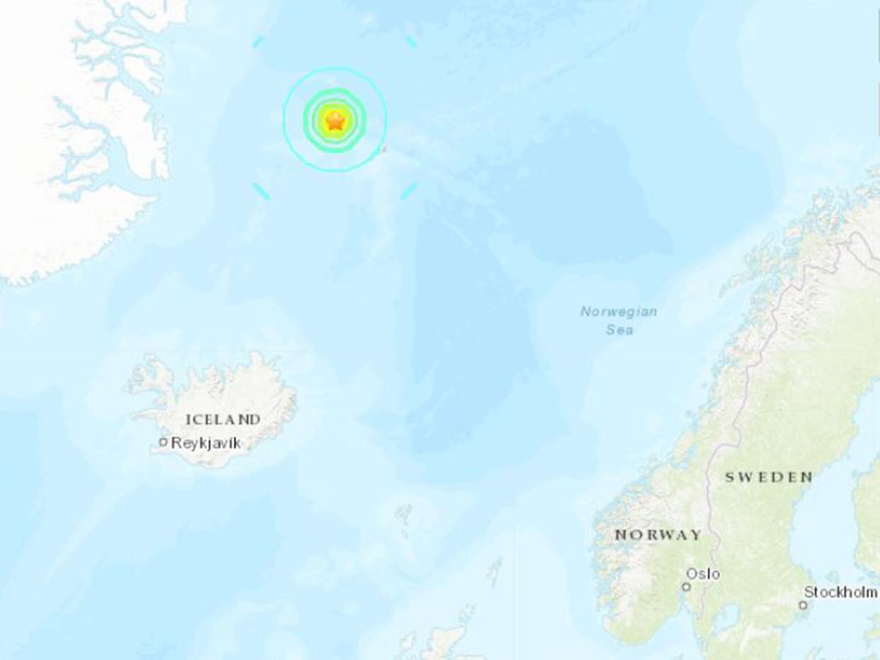 There were 18 people on the island — military and meteorological institute staff — who were woken by the quake, Norway's news agency NTB said: USGS