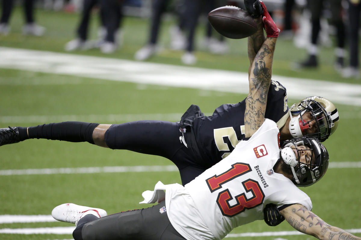 How the Saints, Marshon Lattimore bring out the fight in Mike Evans