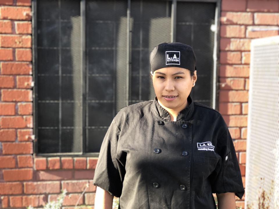 Sandra Vasquez, a senior at Los Angeles Community College, says she has struggled with food insecurity throughout her education. She has received her certificate in culinary arts and is three classes away from getting her degree. (Photo Courtesy: Sandra Vasquez)