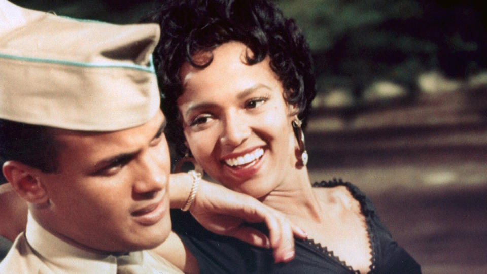 Carmen Jones rides in a car in Carmen Jones