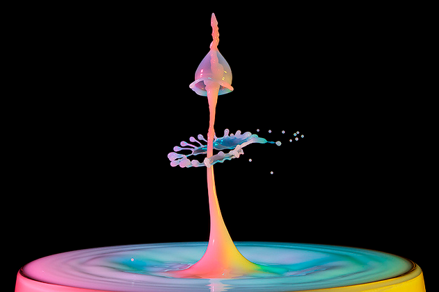 Liquid Drop Art