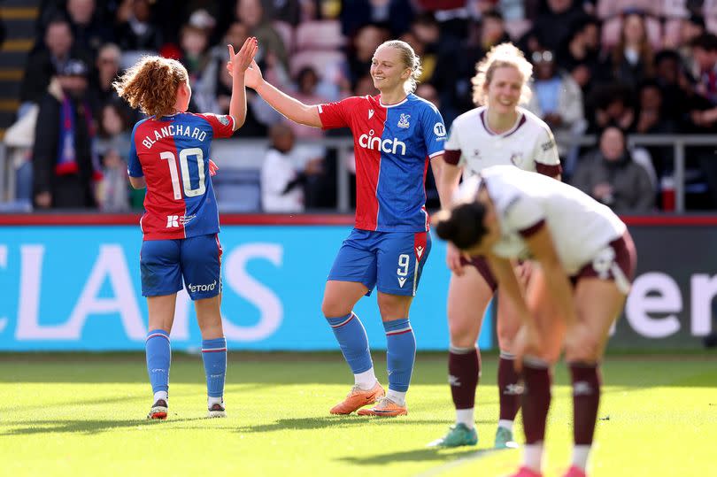 Elise Hughes has 15 goals in 19 matches for Crystal Palace this season