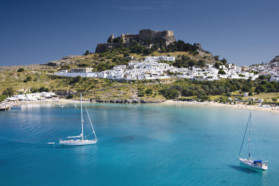 <em>Lindos is a popular destination for British weddings (Picture: Getty)</em>