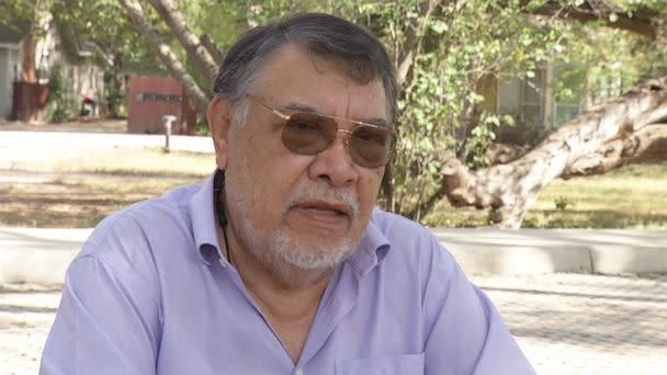 PHOTO: Abelardo Castillo, a Uvalde school walkout organizer, told ABC News the 1970 demonstration aimed at hurting the board economically. (ABC News)