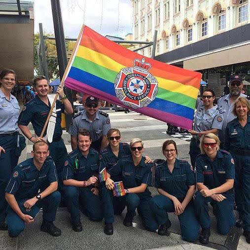 Michael and his team campaign for marriage equality. Photo: Facebook