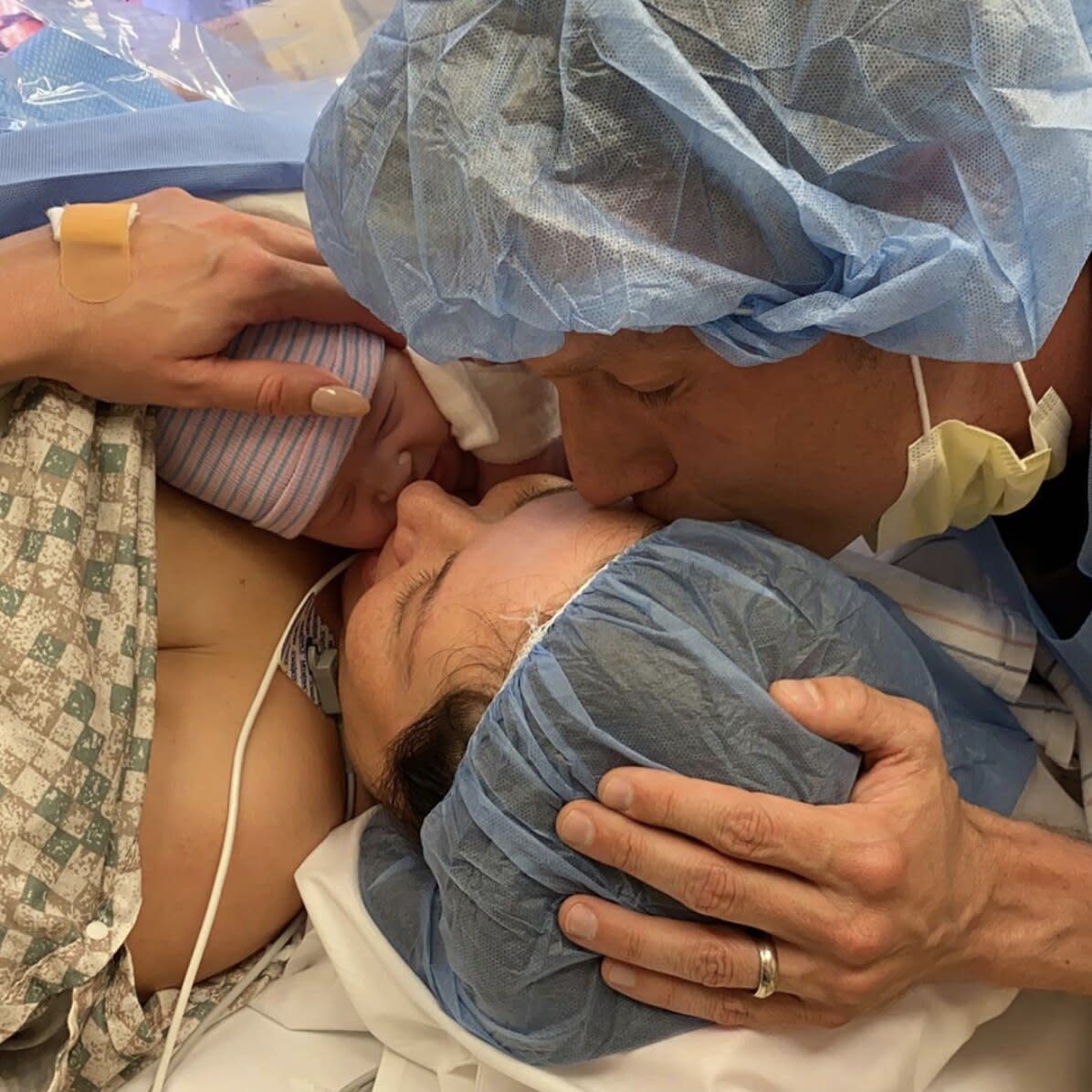 Former Backstreet Boys member Nick Carter, 39, and wife Lauren Kitt Carter welcomed their second child together, baby Saoirse Reign Carter, on Oct. 3, 2019. Carter paid tribute to his "incredibly strong wife" in the sweet moment with their newborn daughter. The couple also share a 3-year-old son Odin Reign.