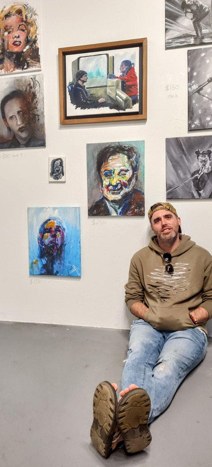 The artwork of Drew Dudek will be featured at his solo show 5-10 p.m. on April 5 at The Hub Art Factory in downtown Canton during First Friday.