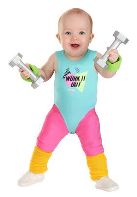 Baby '80s Workout Outfit