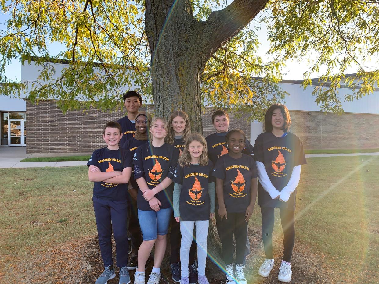 Baksteen Valken, which is Dutch for "Brick Falcon," is a robotics team from Oshkosh headed to this year’s FIRST LEGO League Wisconsin Championship.