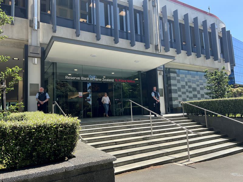 FILE PHOTO: The Reserve Bank of New Zealand in Wellington