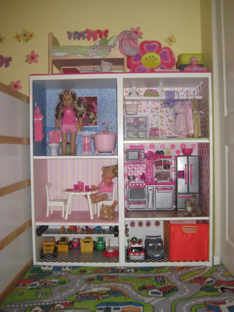 BESTA Shelf Turned Doll House