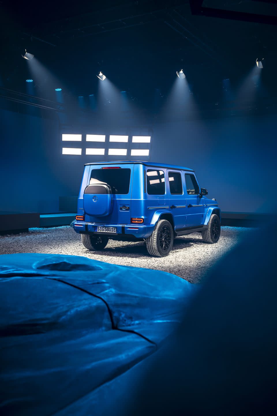 mercedes benz g 580 with eq technology press images