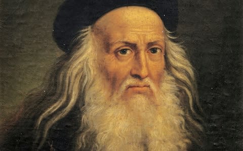 Portrait of Leonardo da Vinci, by Lattanzio Querena - Credit:  Getty Images Contributor