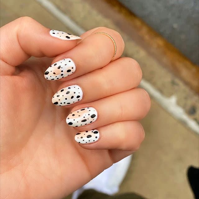 20) This Spotted Gel Manicure