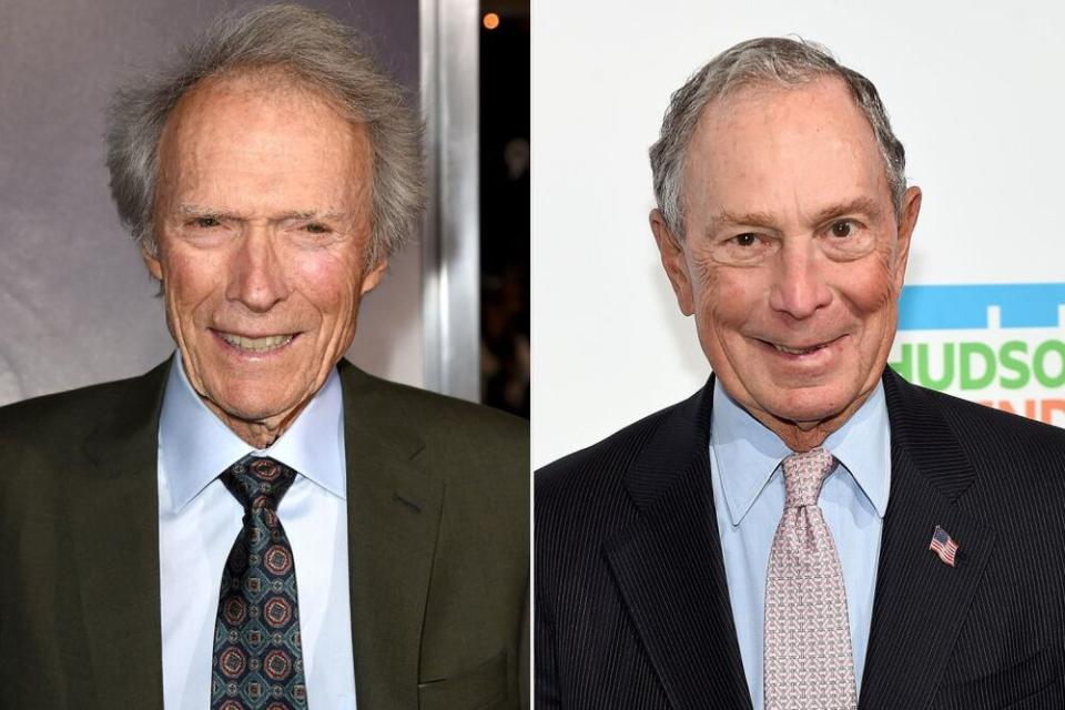 Clint Eastwood (left) and Mike Bloomberg | Kevin Winter/Getty Images; Jamie McCarthy/Getty Images
