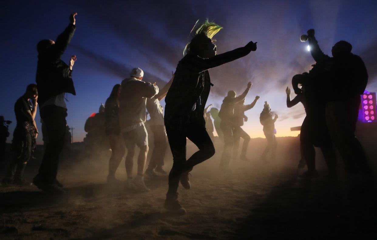 Hundreds gathered in Nevada desert to 'see them aliens': Getty Images