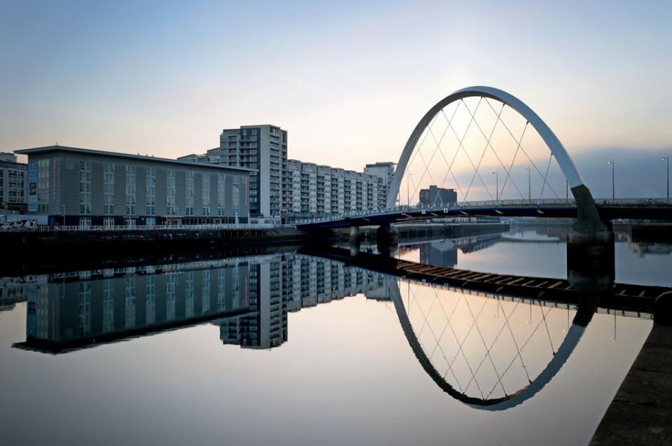 The Clyde Arc bridge will be shut (Jane Barlow/PA) (PA Archive)