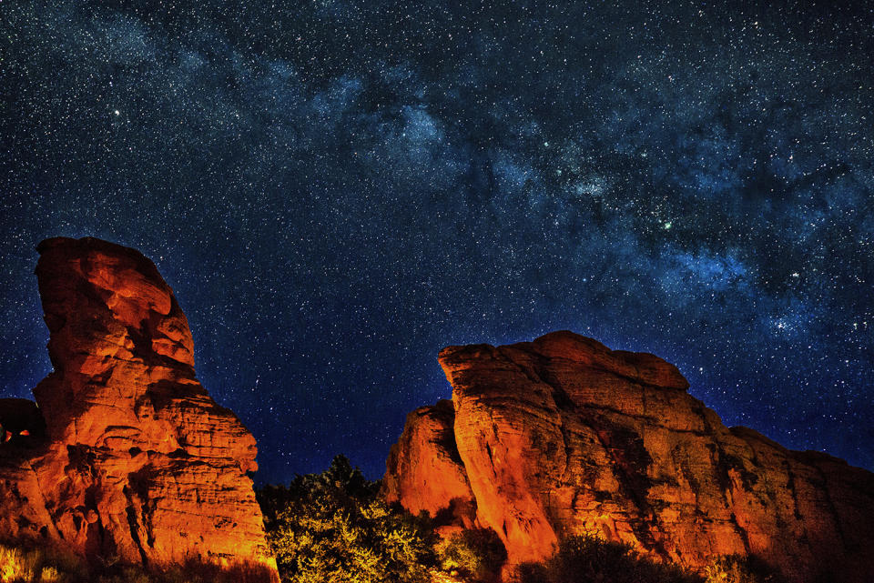 <p>The milky way lights up the night at Red Pockets in Grand Canyon – Parashant National Monument, Ariz. (Photo: T. Miller/National Park Service) </p>