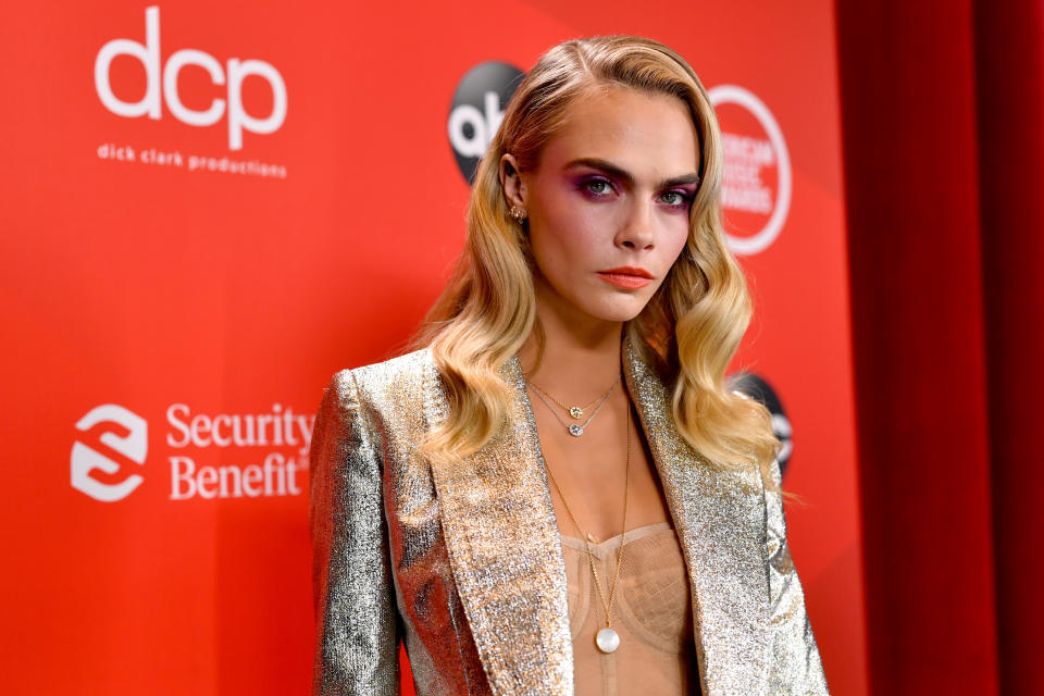 Cara Delevingne has opened up on her sexuality. (Photo by Emma McIntyre /AMA2020/Getty Images for dcp)
