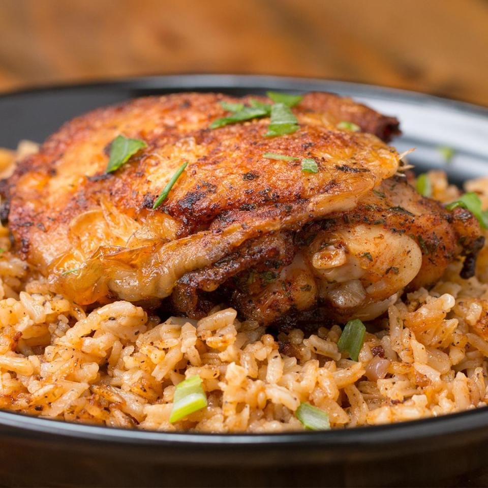 Paprika Chicken and Rice Bake