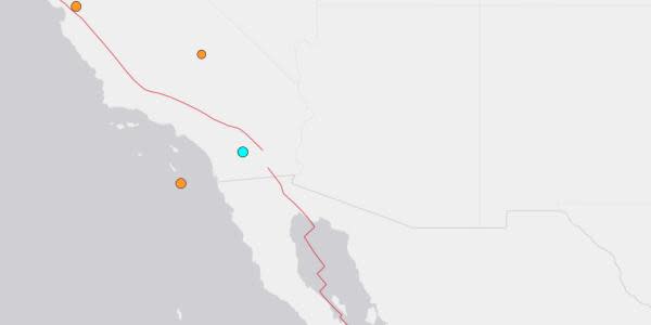 Tres sismos azotan a California durante la mañana de este miércoles