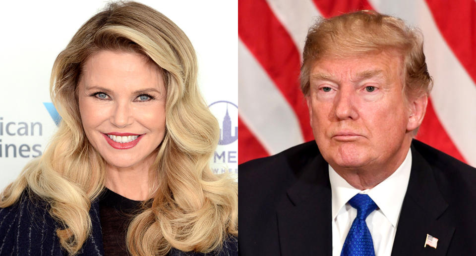 Christie Brinkley claims President Trump tried to pick her up. (Photo: Getty Images)