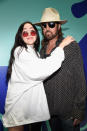 <p>Noah Cyrus and Billy Ray Cyrus at the 2017 MTV Video Music Awards. (Photo: Kevin Mazur/WireImage) </p>