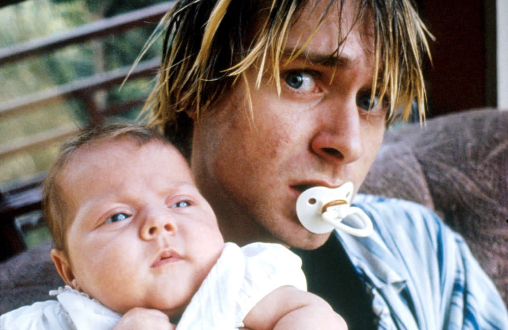 Kurt Cobain and Daughter Frances Bean 2011 - Avalon