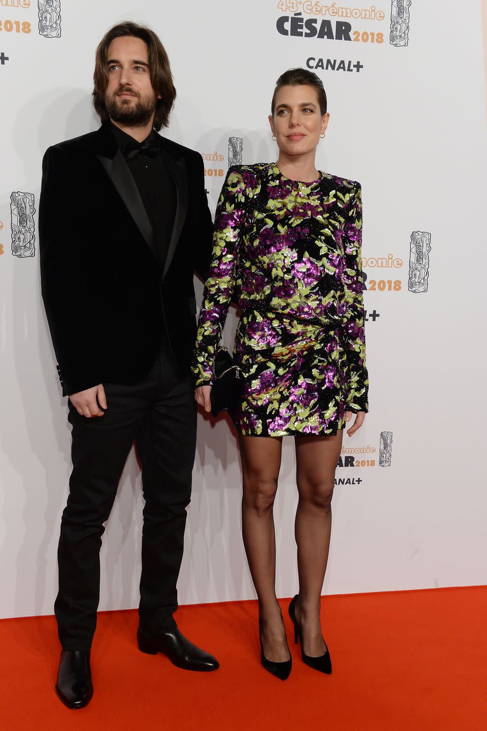 red carpet arrivals cesar film awards 2018 at salle pleyel in paris