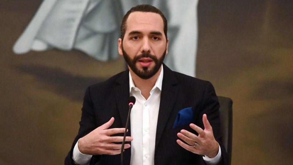 Nayib Bukele el pasado 22 de febrero.