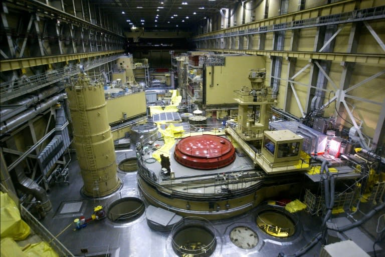 The reactor block No.2 at the Paks nuclear power station, about 120kms south of Hungarian capital Budapest, pictured on May 29, 2003