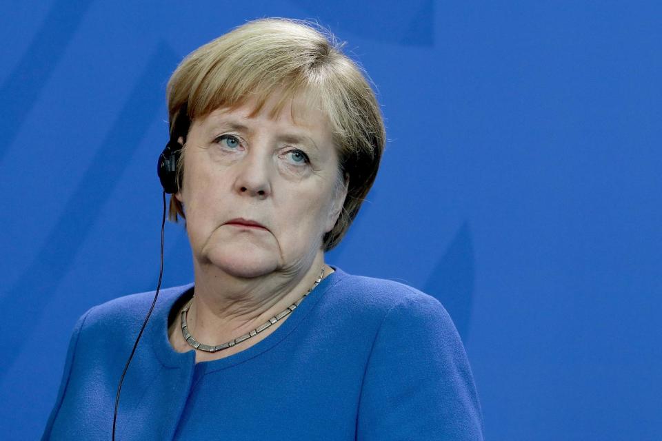 Leave.EU has apologised after calling German Chancellor Angela Merkel a 'Kraut': AP