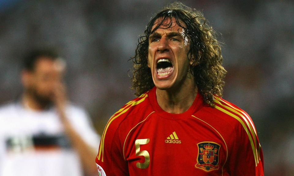 <span>Carles Puyol Saforcada, back in 2008.</span><span>Photograph: Shaun Botterill/Getty Images</span>