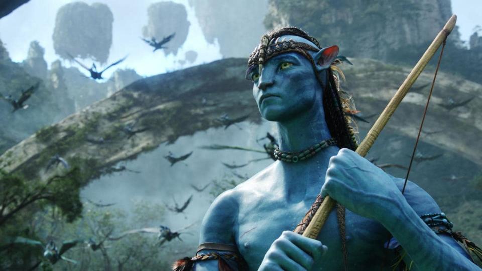 Jake Sully on Pandora in the original Avatar