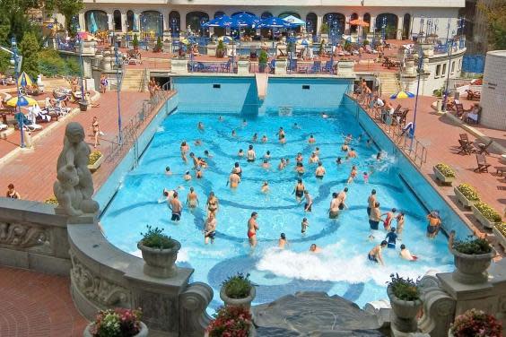 Budapest is known for its outdoor pools (Budapest Info)