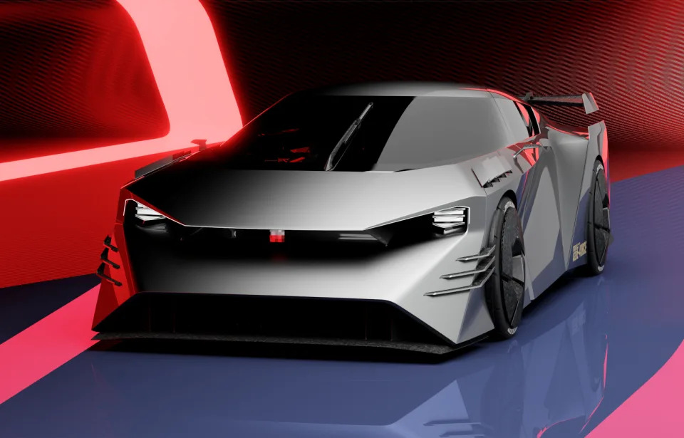 Nissan's Hyper Force EV concept is part Batmobile, part VR racer