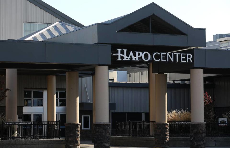 Exterior of the HAPO Center at 6600 Burden Blvd. in Pasco.