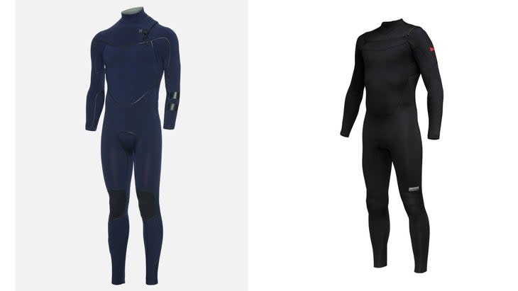 Two wetsuits