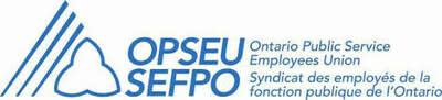 Ontario Public Service Union (OPSEU/SEFPO) Logo (CNW Group/Ontario Public Service Union (OPSEU/SEFPO))