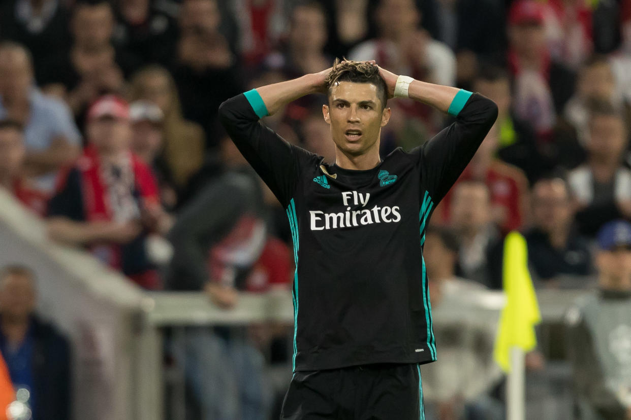 Cristiano Ronaldo decidió salir del Real Madrid en 2018. / Foto: TF-Images/Getty Images