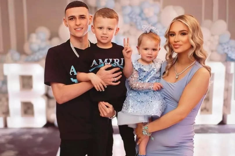 Phil Foden and partner Becca are expecting a baby boy! They celebrated their baby shower for baby number 3 at Stockport County -Credit:Sophie Eleanor Photography / Go PR & Events