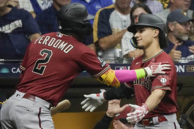 Diamondbacks erase early deficit again and beat Brewers 5-2 to sweep NL  Wild Card Series - NBC Sports