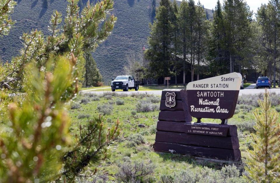 The Stanley Sawtooth ranger station.