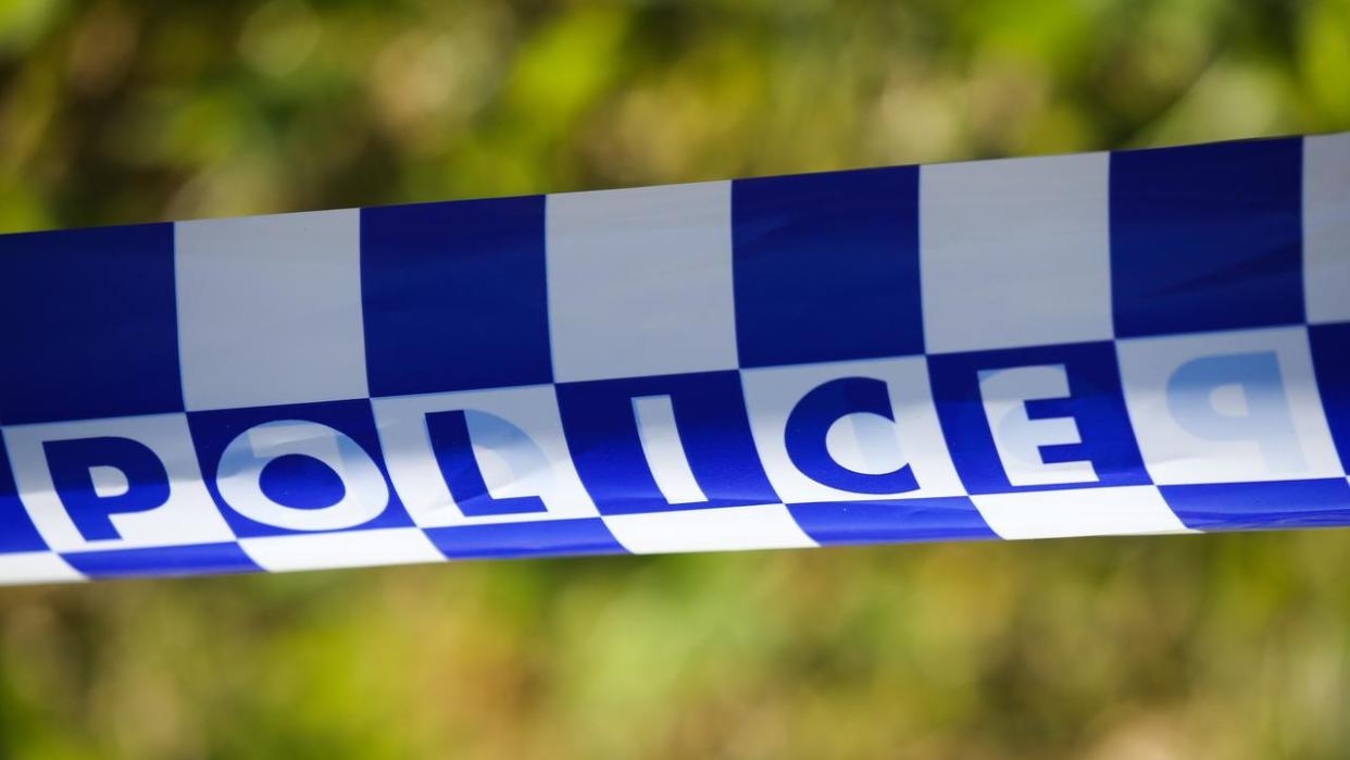 SYDNEY, AUSTRALIA - Newswire Photos - MAY 23 2023: A general stock view of Police tape on a crime scene in Sydney. Picture : NCA Newswire / Gaye Gerard