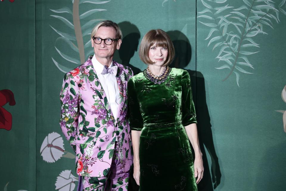 Hamish Bowles and Anna Wintour (Getty)