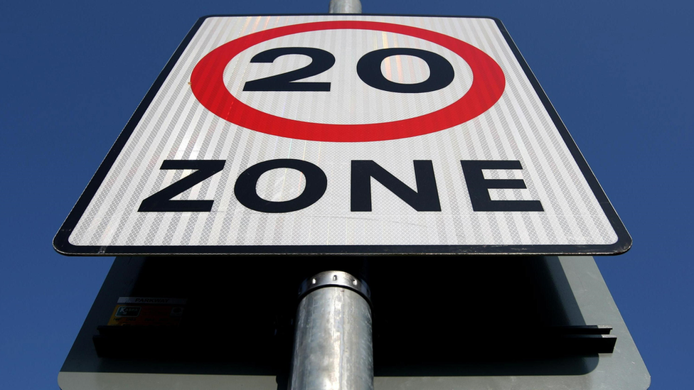 20mph sign