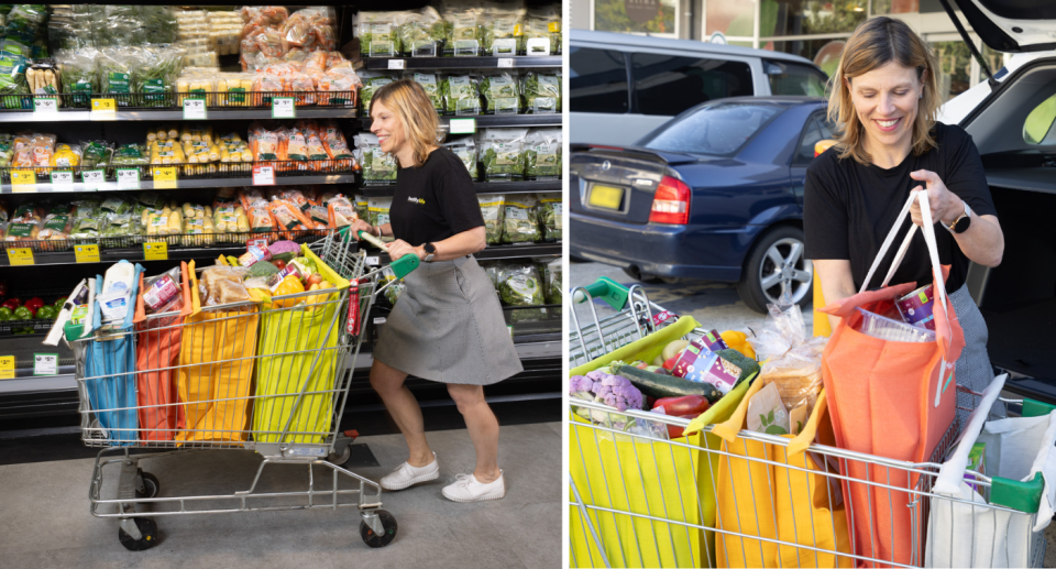 Woolworths food tracker trolley dividers