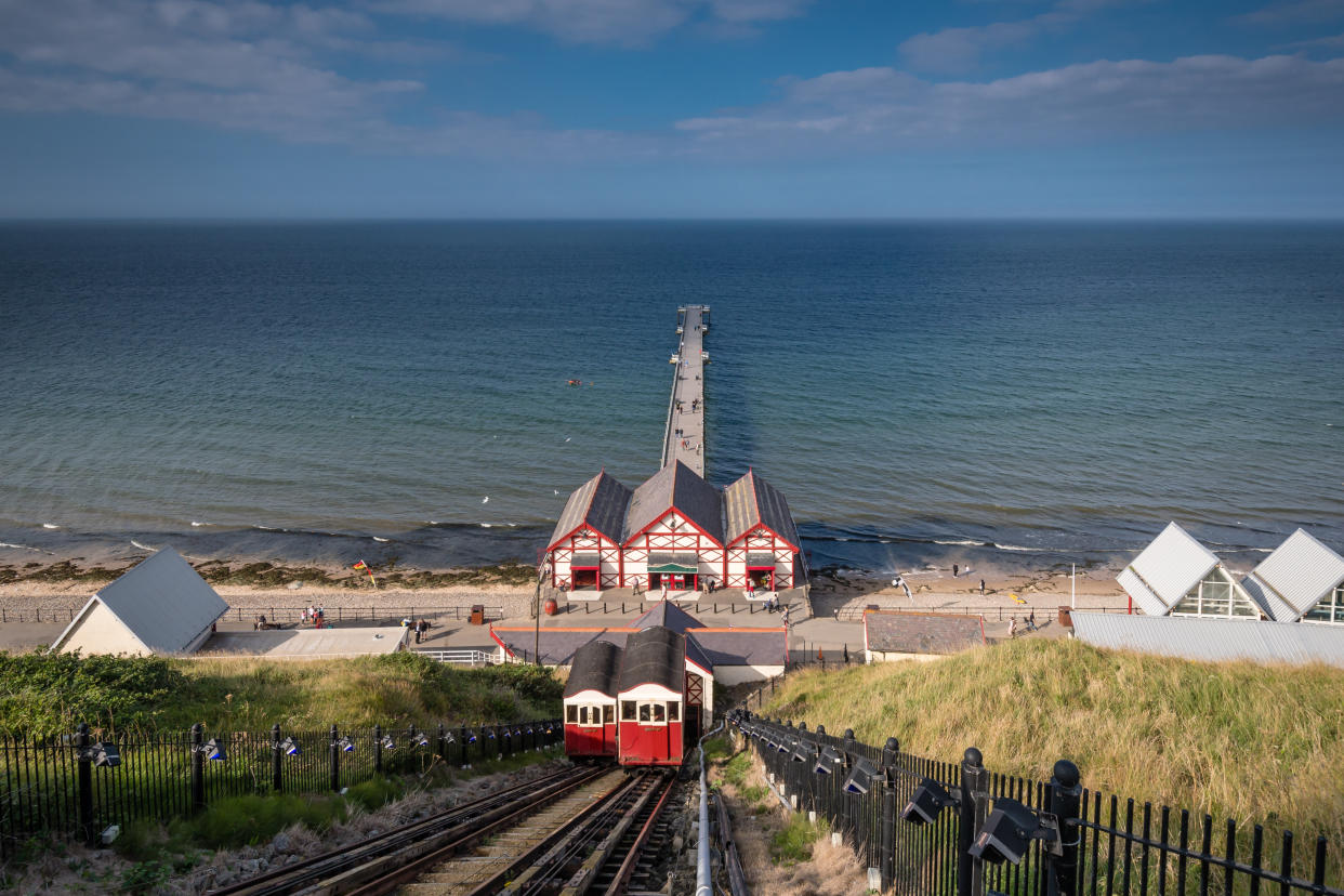 The view from the funicular in Saltburn by the Sea (Getty Images)